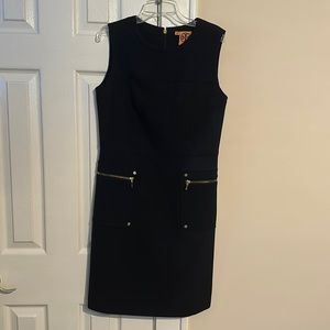 Tory Burch Black dress gold zippers - Size 4